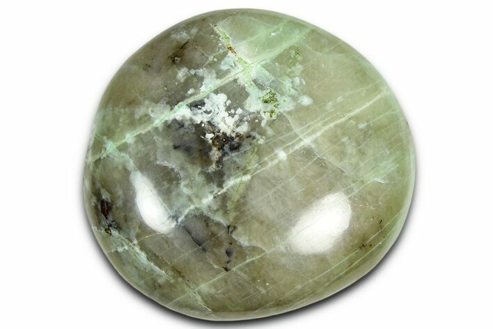 Polished Green Garnierite Stone - Madagascar #366390